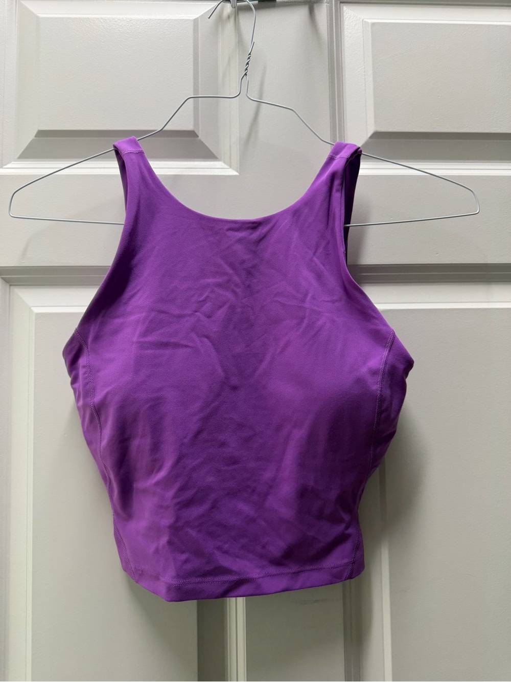 lululemon athletica Purple High Neck Crop Tank